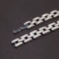 sterling silver watch chain bracelet