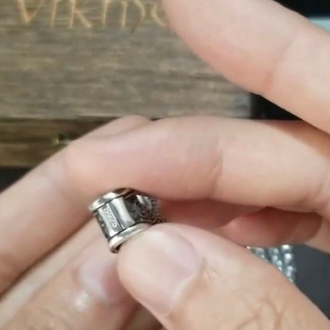 thor hammer necklace close up