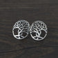tree earrings front view
