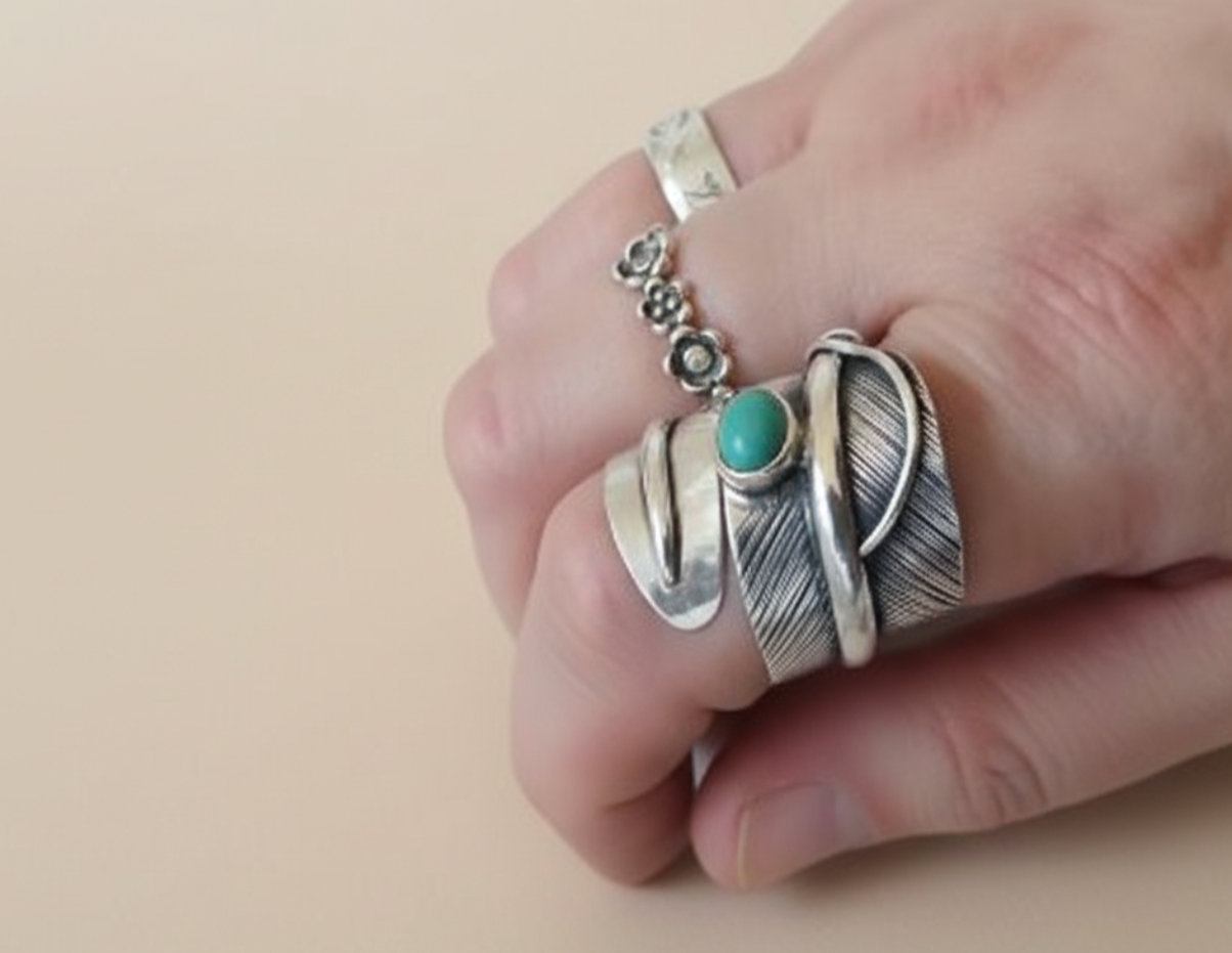 turquoise silver ring