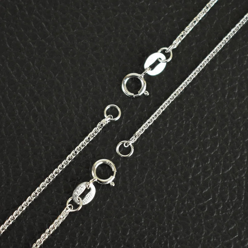 unisex silver necklace