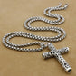 viking cross necklace on chain