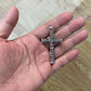 viking cross pendant on hand