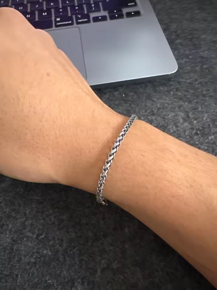 wheat chain bracelet model