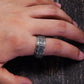 925 sterling silver Tibetan spinner ring rotating band on hand
