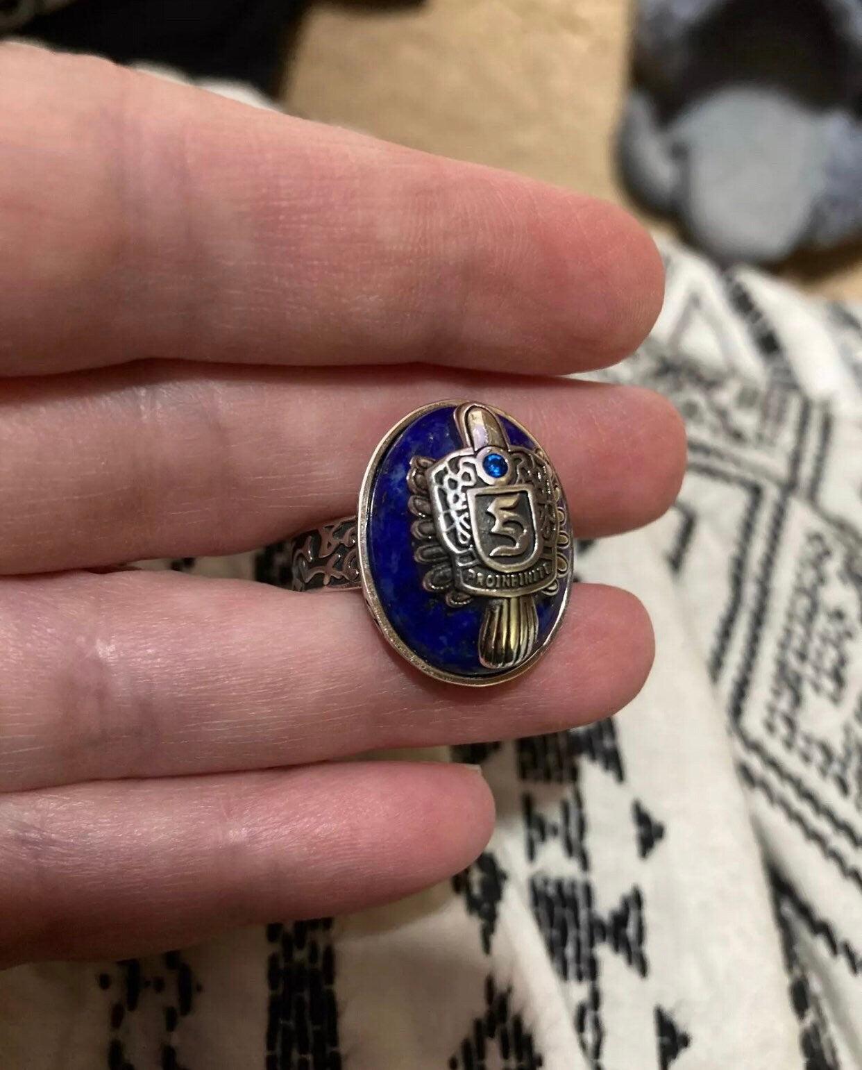 Stefan Salvatore ring on hand