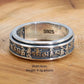 Tibetan spinner ring side view