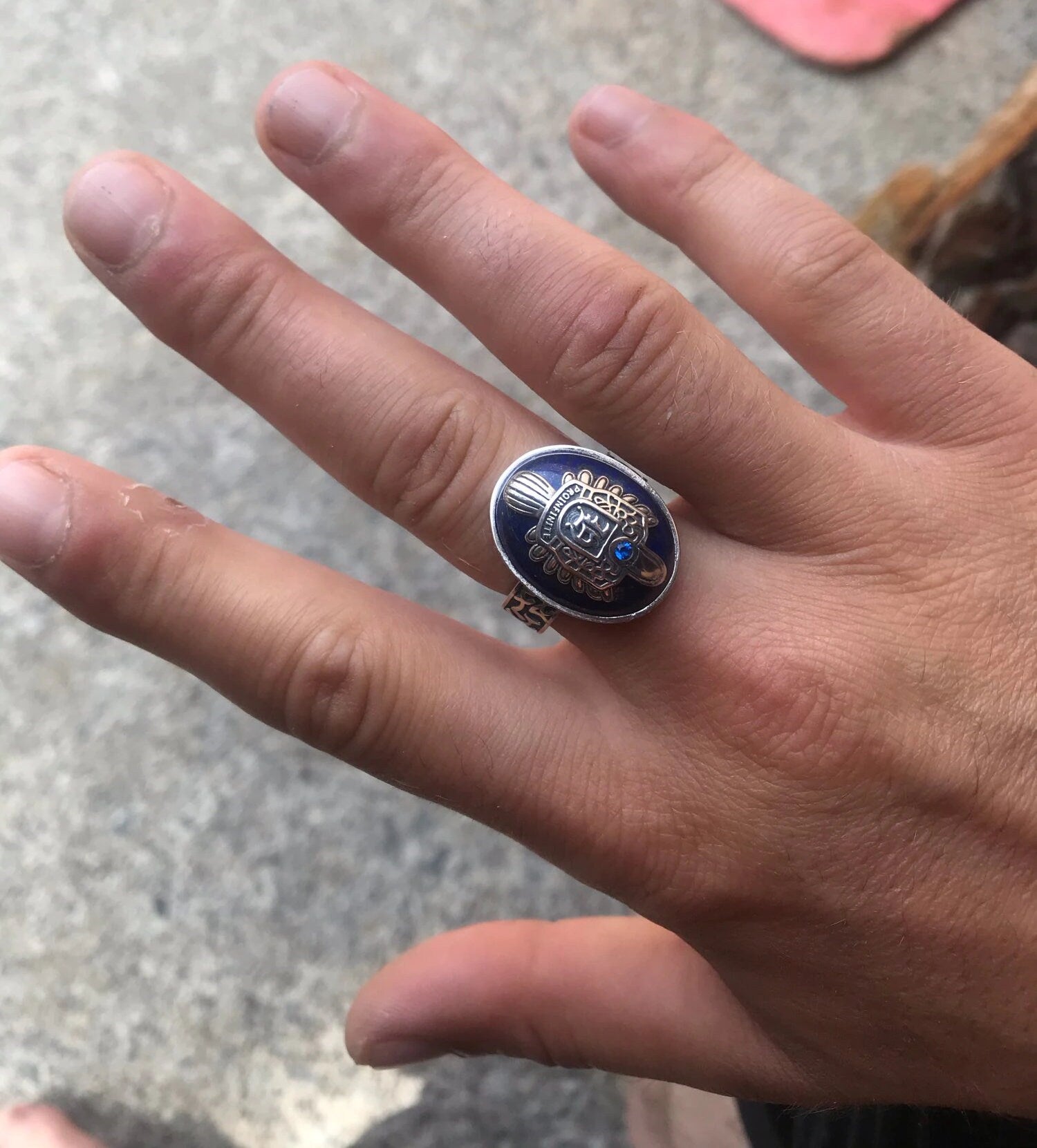 Vampire Diaries Daylight Ring on finger