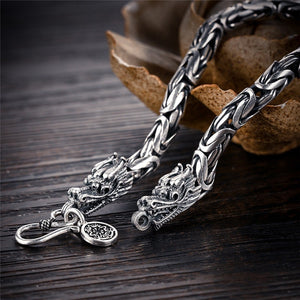 Dragon Chain Bracelet ~ 925 Sterling Silver