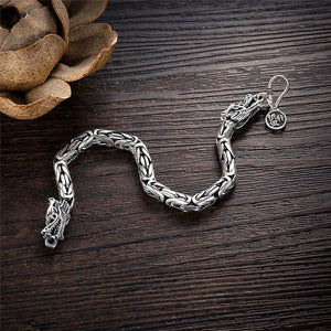 Dragon Chain Bracelet ~ 925 Sterling Silver