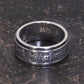 sterling silver spinner ring